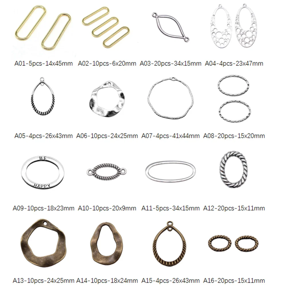 

Овальные Подвески для изготовления ювелирных изделий, аксессуары для декора «сделай сам»