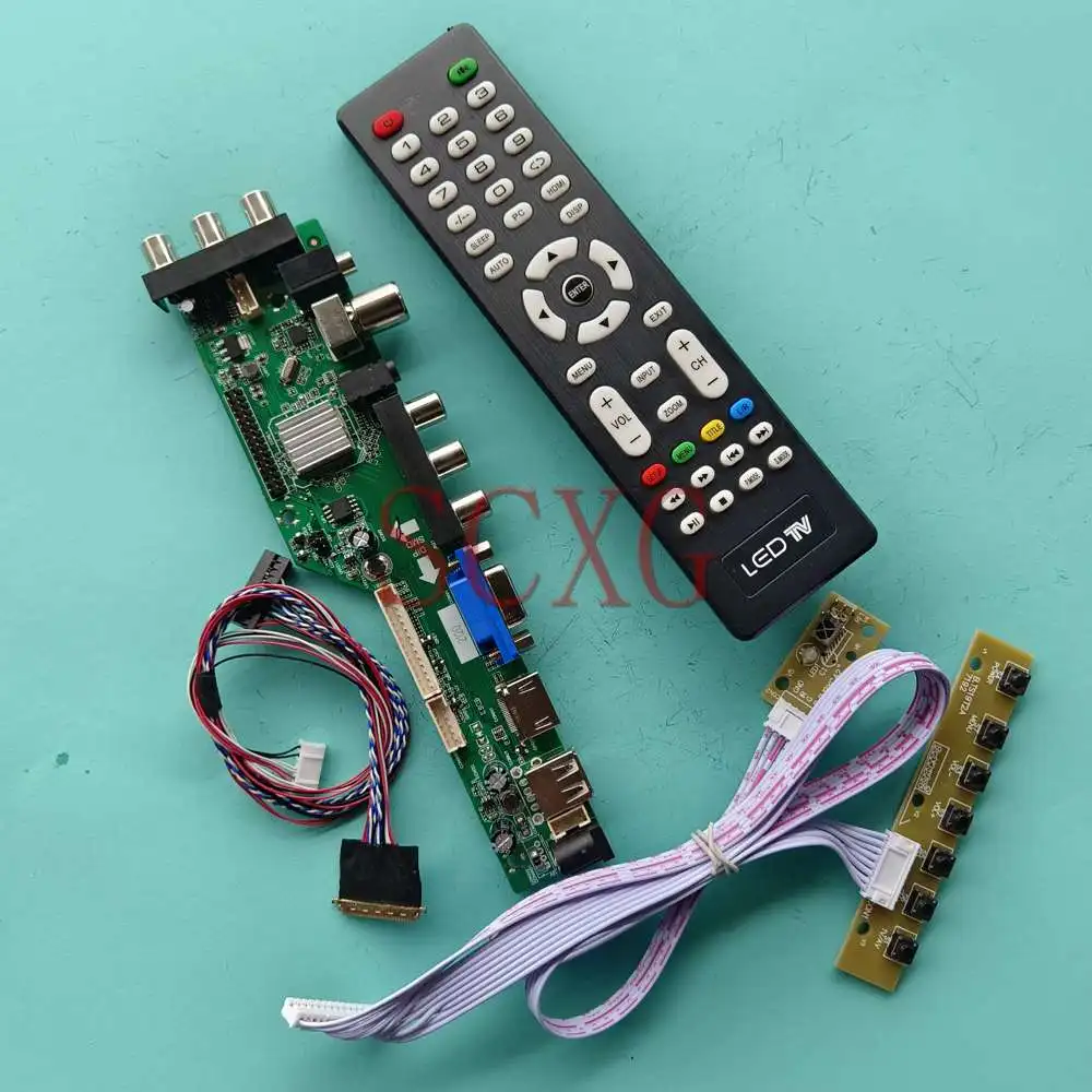 

Плата управления драйвером в комплекте для телефона, VGA AV USB HDMI-Совместимость 15,6 "1366 768 40 Pin LVDS цифровой сигнал DVB ЖК-монитор