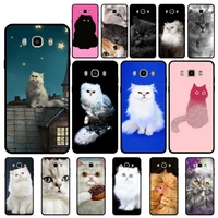 yndfcnb persian cat phone case for samsung j 4 5 6 7 8 prime plus 2018 2017 2016 j7 core