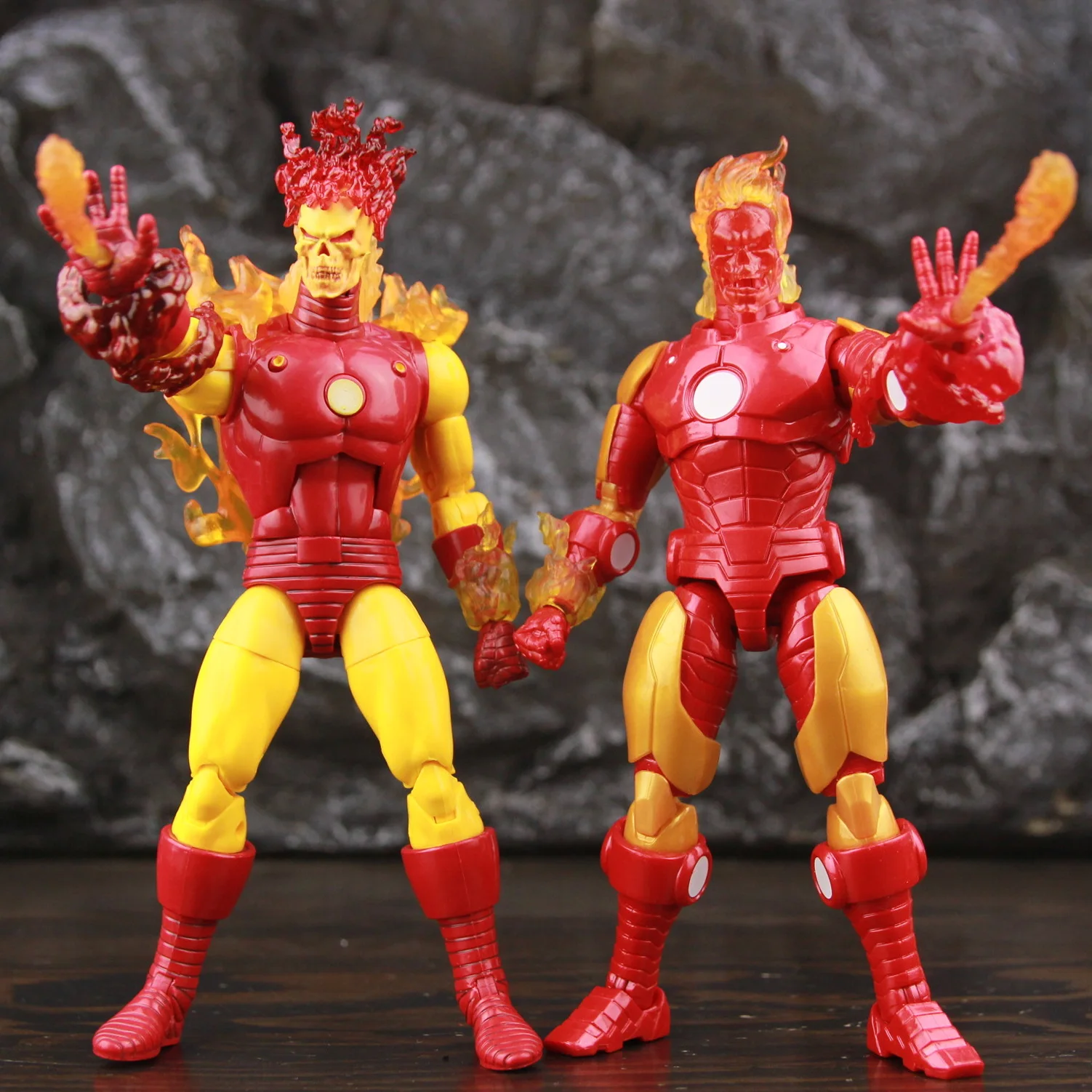 Retro Iron Man Ghost Rider Apocalypse Black Legion Prison Guard Toys