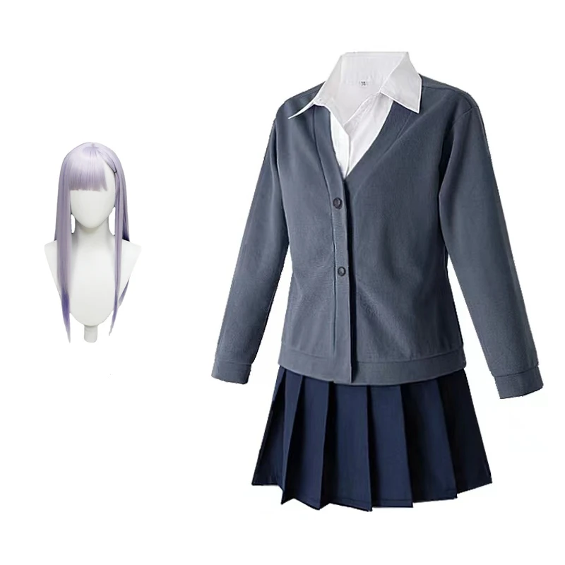 

Anime Aharen-san Wa Hakarenai Reina Aharen Cosplay Costume Anime Cos Uncertain Aharen-san Cosplay Aharen Costume with Wig