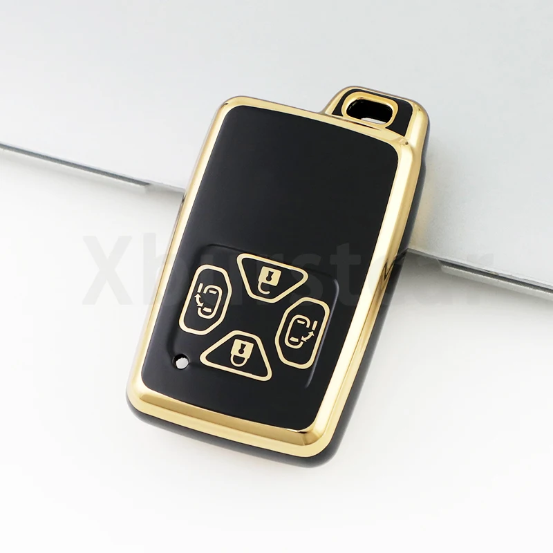 

4/5 кнопок Smart Remote Shell Fob Защитный чехол для Toyota Alphard Vellfire Previa Estima Isis Noah Voxy Чехол для автомобильного ключа