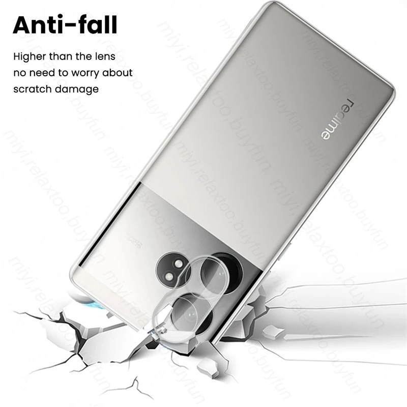 Чехол RealmeGT6 5G 2 шт. Защитная пленка для задней камеры Realme GT 6T/6 задняя крышка из