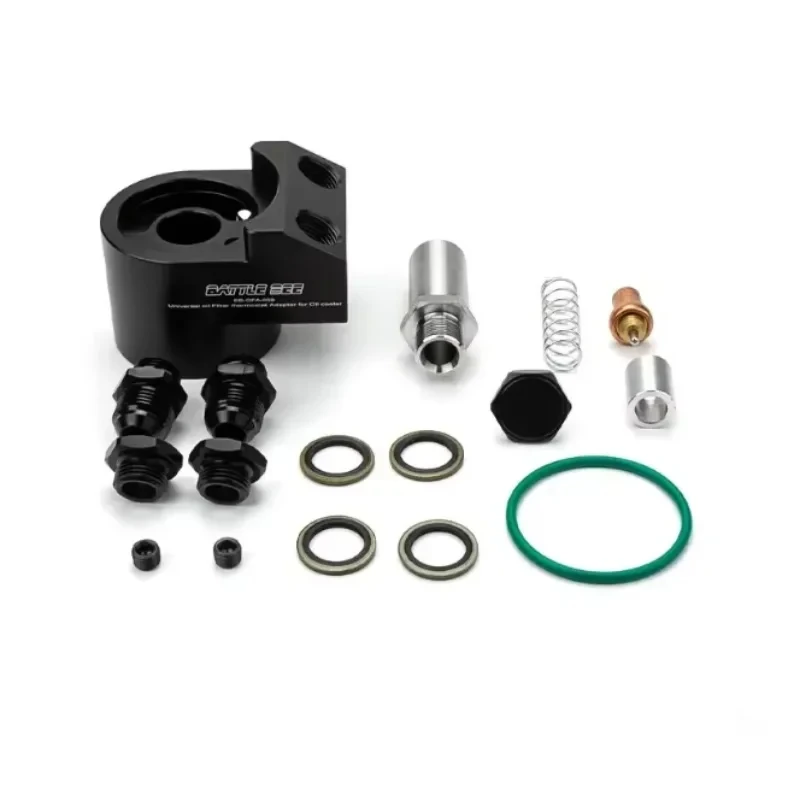 Универсальный маслоохладитель двигателя с повышением 45 градусов адаптер