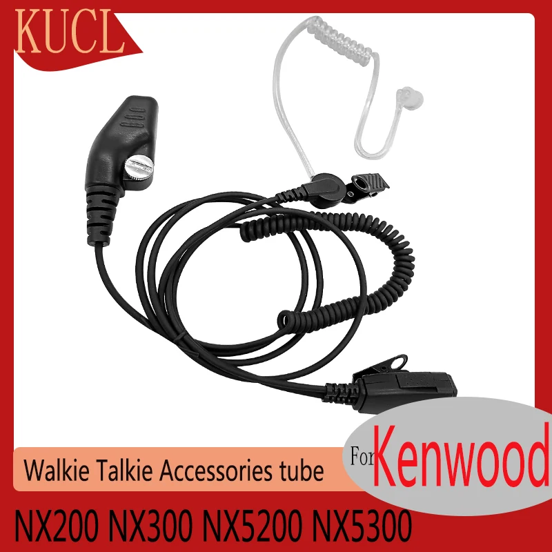 Earpiece for Kenwood NX200 NX300 NX5200 NX5300 TK180 TK290 TK380 TK480 TK3140 TK2180 TK3180 TK5210 TK5400 Walkie Talkie Headset