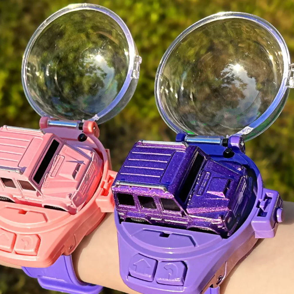 

Мини-часы с дистанционным управлением радиоуправляемые автомобили игрушки USB перезаряжаемые электрические наручные гоночные автомобили д...