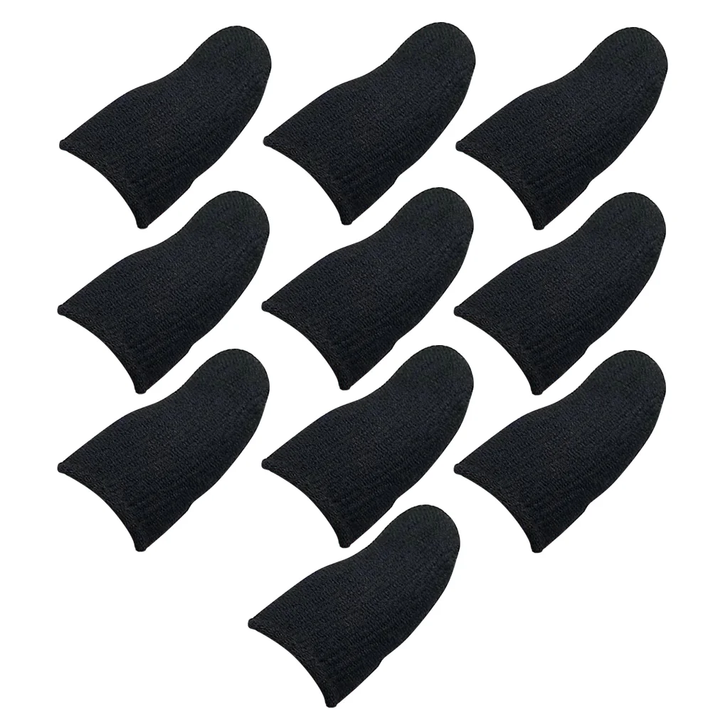 

10pcs Finger Cover Anti-Sweat Breathable Elastic Cot Sleeve for Game