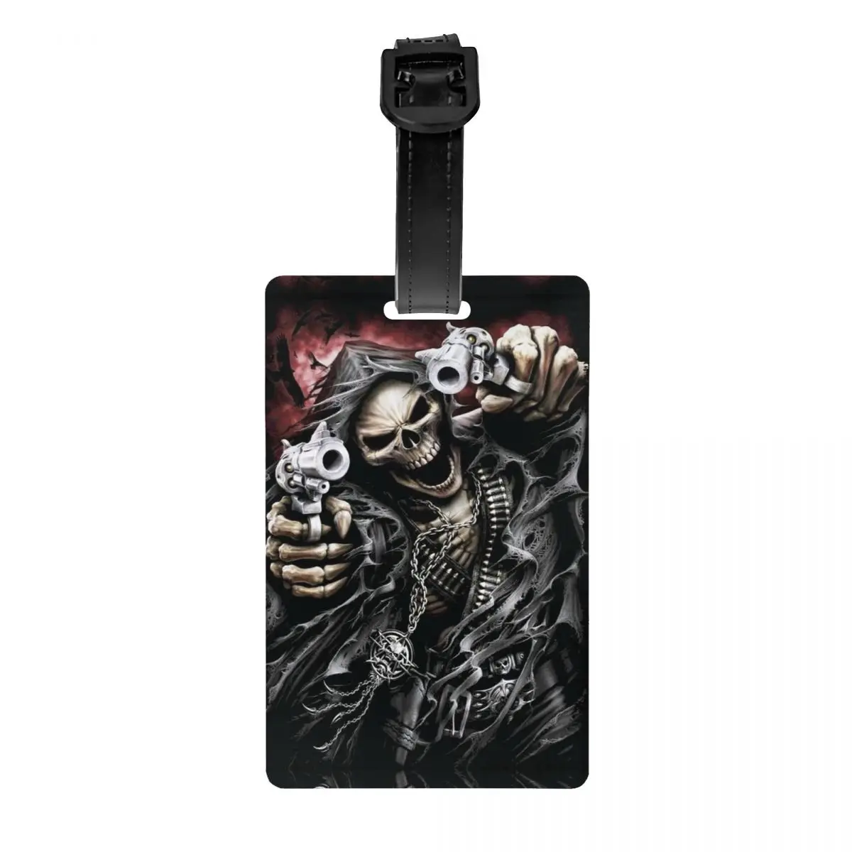 

Чехол для чемодана с надписью «Death чемодан с изображением черепа»