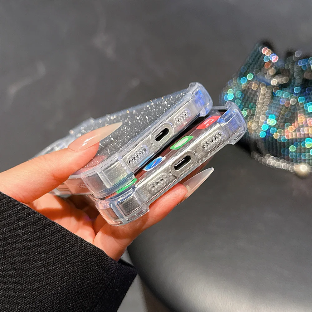 Clmj Аниме Cute Maid Girl чехол для телефона Oppo Realme C55 C53 C30S C35 C33 C31 C15 13 Pro Plus 4G 5G Anti-Fall Bling Cover