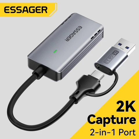 Essager Карта видеозахвата USB3.0 4K