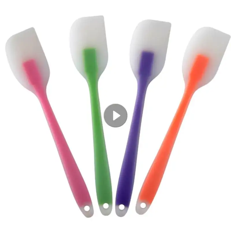 

Kitchen Silicone Spatula Translucent For Cooking Dough Scrape Cream Heat-Resistant Utensils Baking Cake Brush Tools Kitchen Tool