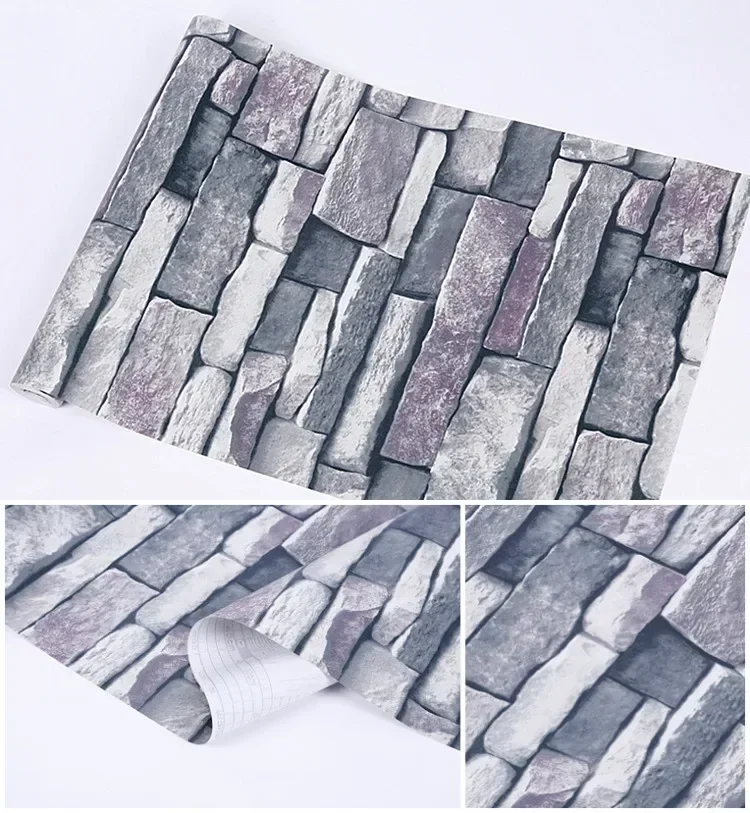 

Виниловые домашние водонепроницаемые обои с кирпичным узором, самоклеящиеся обои Papel De Pared Papel Pintado De, наклейки на стену, сделай сам, декор комнаты