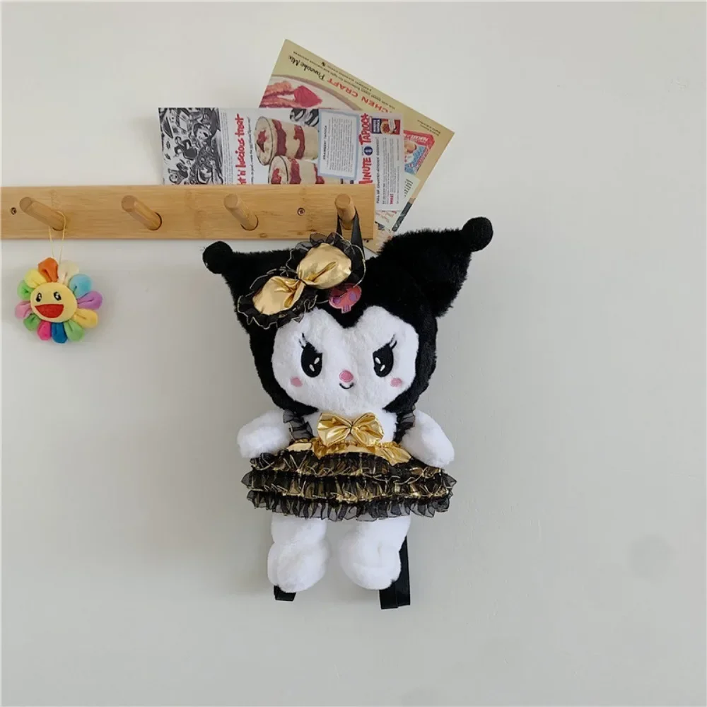 Sanrio мультфильм Kulomi плюшевая сумка женский рюкзак для детского сада детская