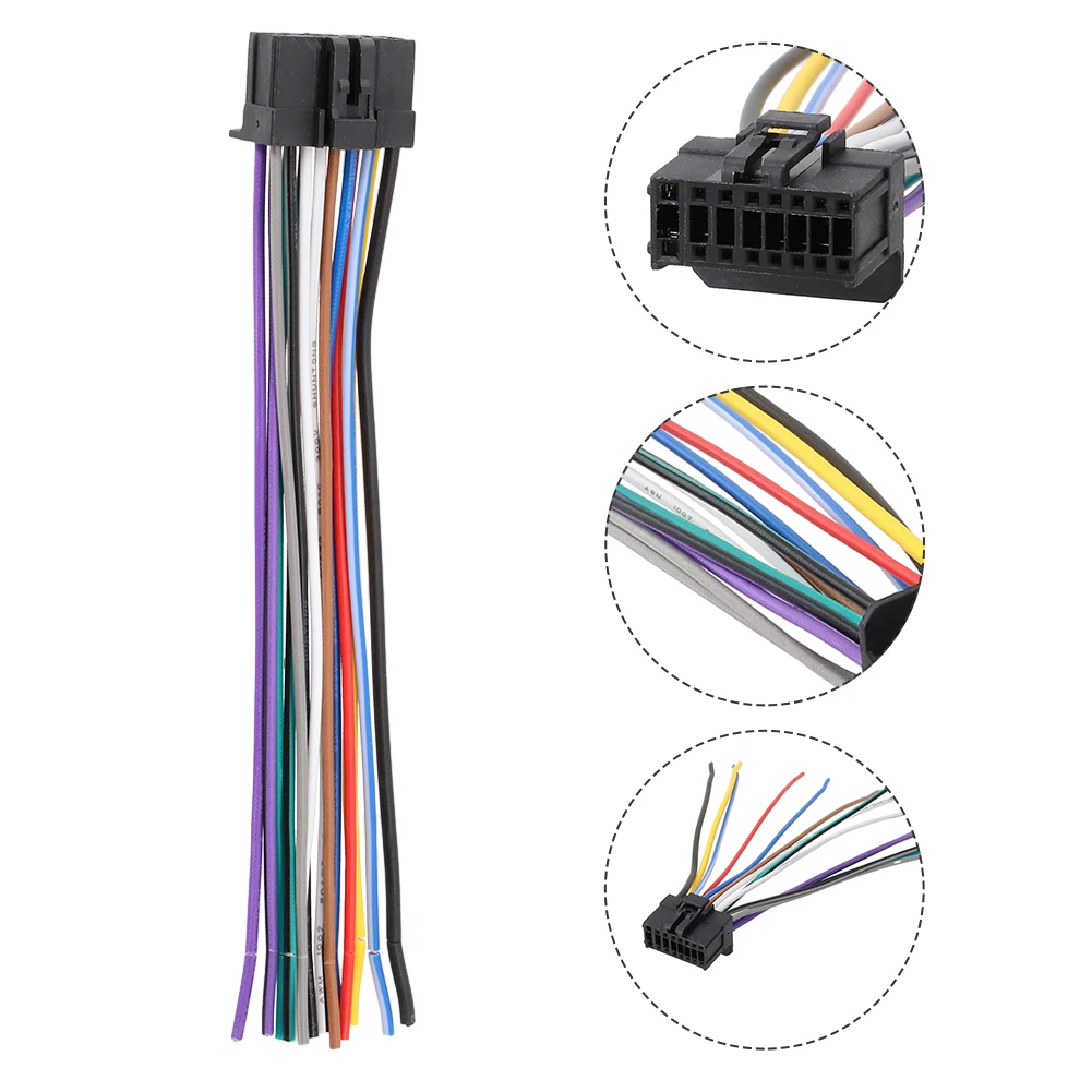 

Radio Wiring Pioneer Radio Harness Plug Conector 16-Pin Car DEH12 DEH23 DEH2300 Easy Connection For Pioneer Harness Radio Wiring