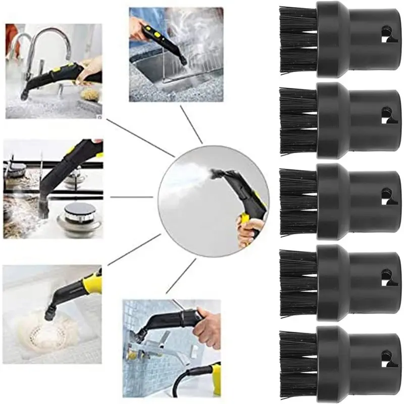 Фото [B25B!】 10 шт. щеток для чистки пароочистителей Karcher SC1 SC2 SC3 SC4 SC5, запасные части и аксессуары для удаления стойких пятен №2