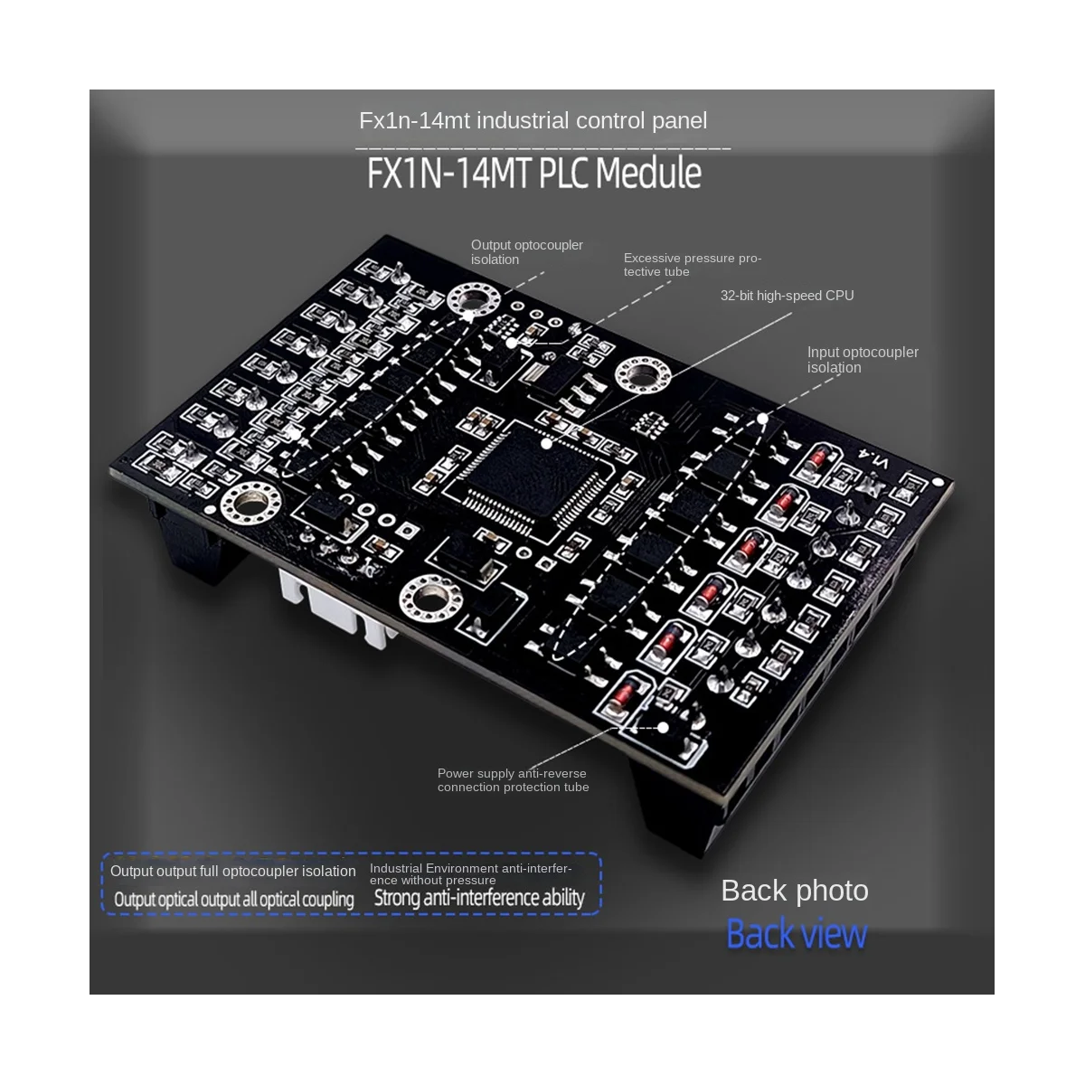 FX1N-14MT PLC промышленная Плата управления Модуль аналоговый вход/выход с релейным