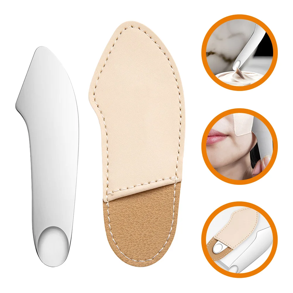 

Stainless Steel Spatula Makeup Stirring Metal Mixing Tools Cosmetics Mixer