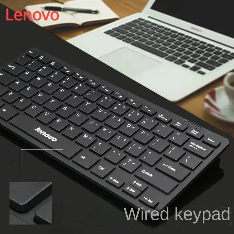 

Lenovo wired keyboard usb notebook desktop computer universal external wired business office home portable keypad wholesale
