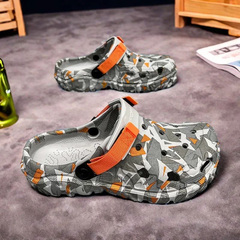 Sneakair/летние мужские тапочки известного бренда мужская обувь противоударные