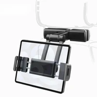 collapsible back seat headrest tablet phone car holder stand ajustable support for xiaomi iphone ipad car mobile mount