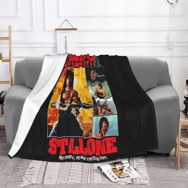 Одеяло Rambo для сценического фильма Первая кровь бархатное дышащее покрывало
