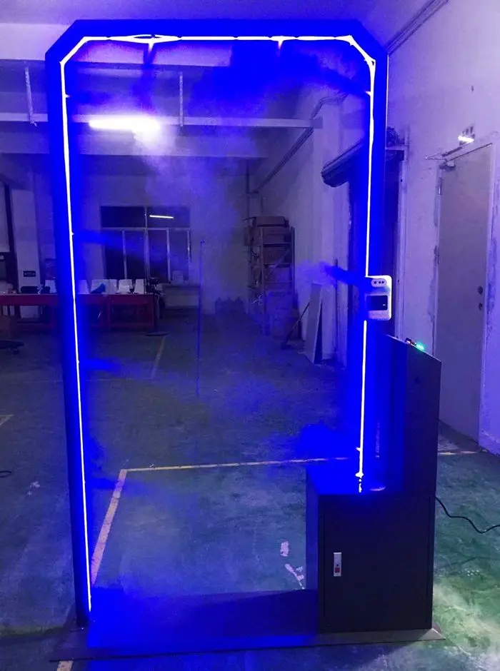 Портативный проходной туннель с датчиком температуры