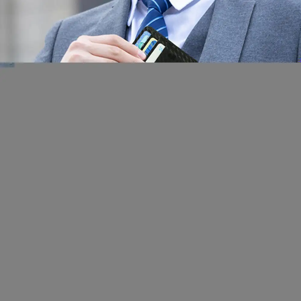 

Роскошный кошелек для Airtag, кожаный зажим для карт из углеродного волокна, GPS-локатор, трекер, устройство против потери, чехол для бирки возду...