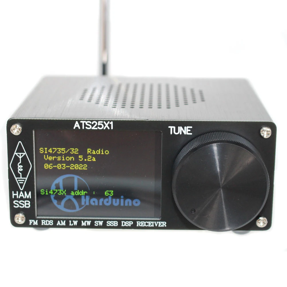

ATS-25X1 Si4732 Полнодиапазонный радиоприемник FM LW MW SW с сенсорным экраном 2,4 дюйма