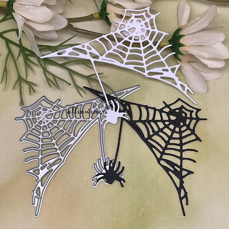 

2022 new Halloween Spider web DIY Craft Metal Cutting Die Scrapbook Embossed Paper Card Album Craft Template Stencil Dies