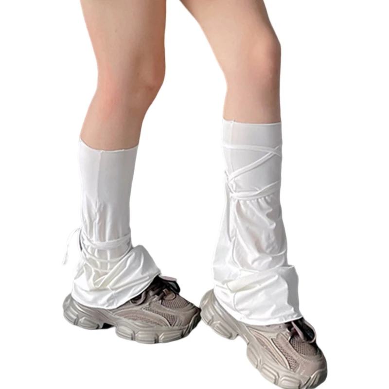 SZL дышащие солнцезащитные рукава для ног с регулируемыми завязками женщин