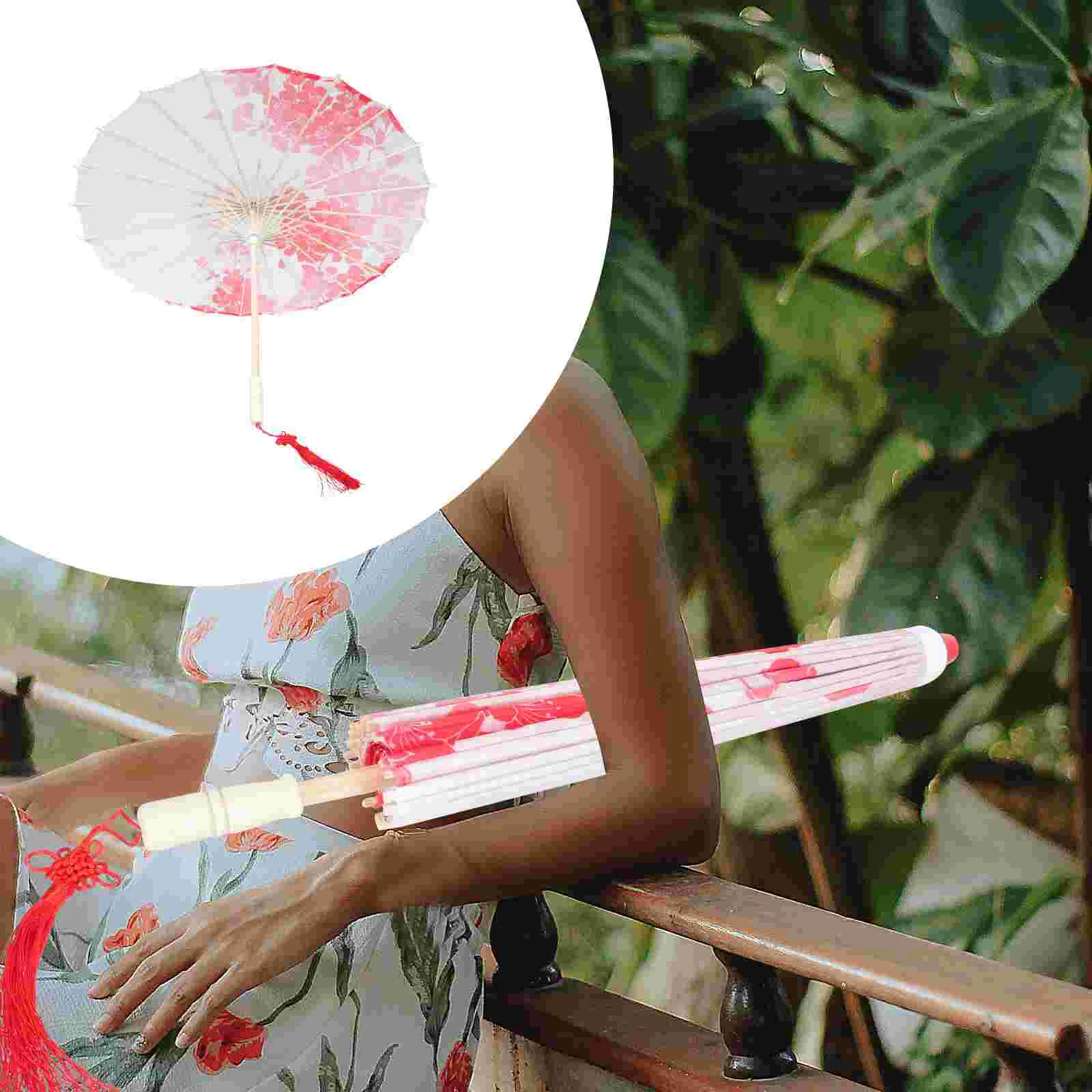 Декоративный Шелковый зонт нежный японский шикарный Зонт с цветами |