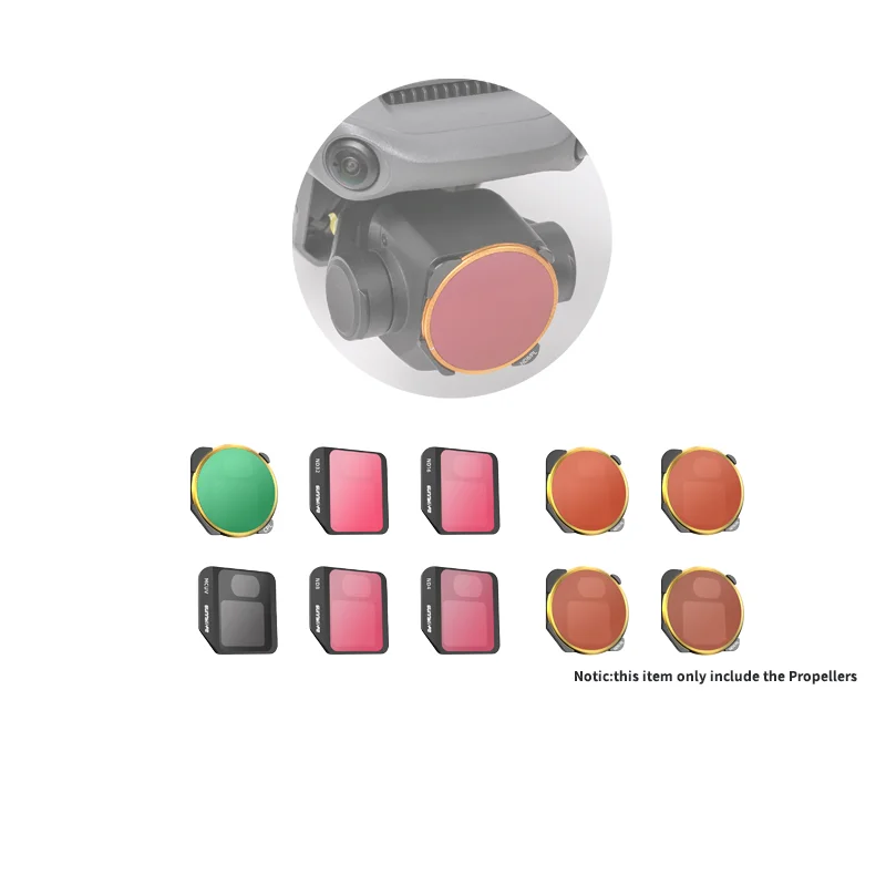

Sunnylife Lens Filters for Mavic 3 Multi-layer Coating Films & High Transmittance UV/CPL/ND/ND-PL Filter Sets