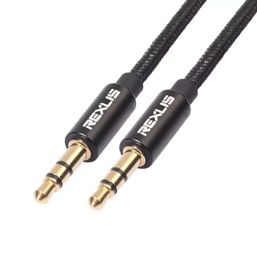 

AUX Cable Jack male to male Audio Cable 3.5mm Speaker Cable For PC Laptop Phone Car Speaker Gold Plated Plug AUX Cord