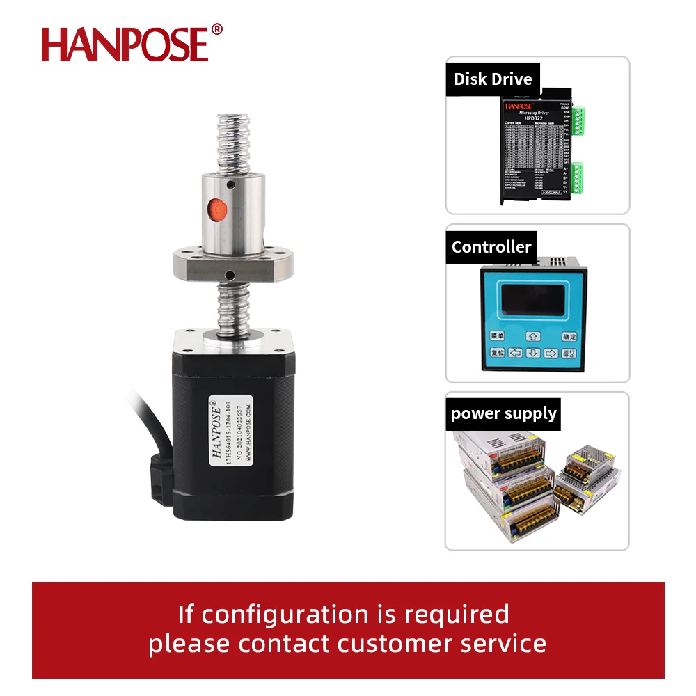 Шаговый электродвигатель 17HS6401S 60 мм 70 Н. См 1 7 А nema17 с шариковым винтом sfu1204 150 250 350 42