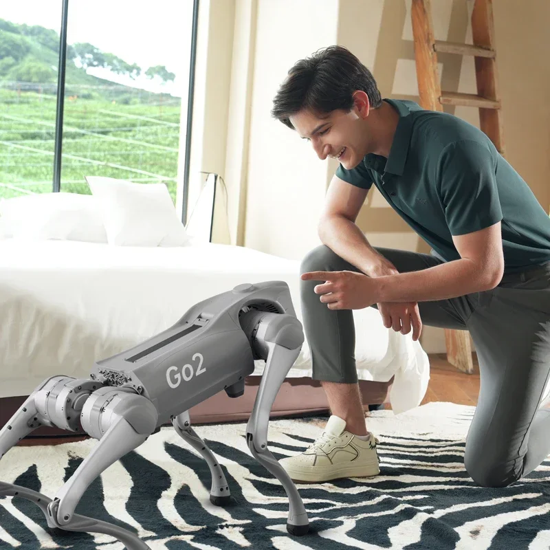 Большая модель робота Unitree Go2 Air AI для собаки. Этодированный интеллект оснащенная