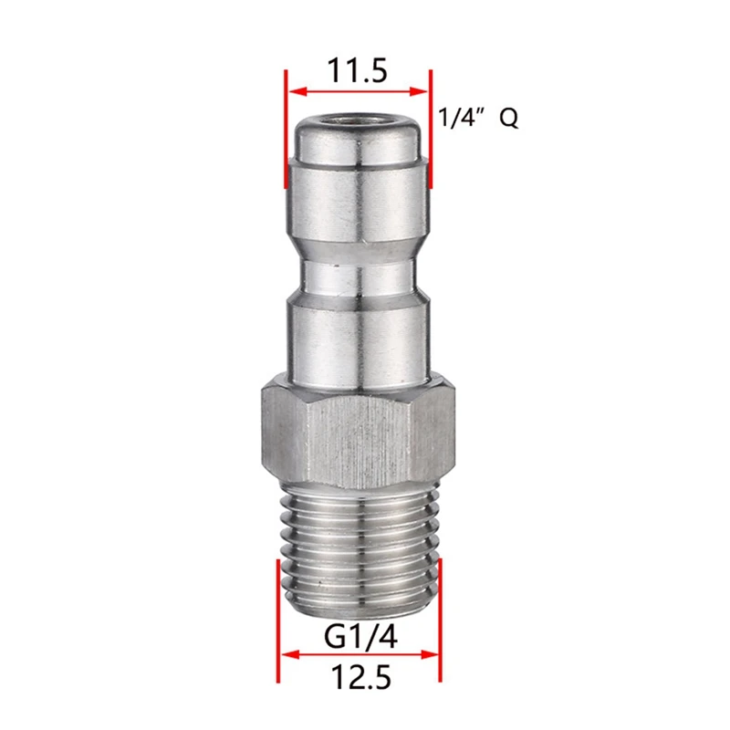 2 шт. адаптер для мойки высокого давления 1/4 дюйма