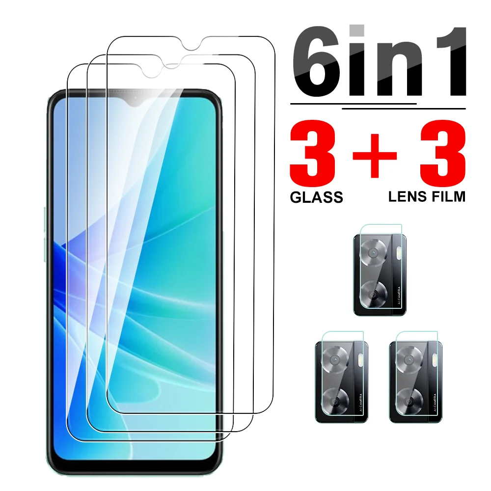 

6-в-1 Защитная пленка для телефона Oppo A57 4G CPH2387 полное покрытие закаленное стекло для OppoA57 A 57 OppoA защита для объектива камеры