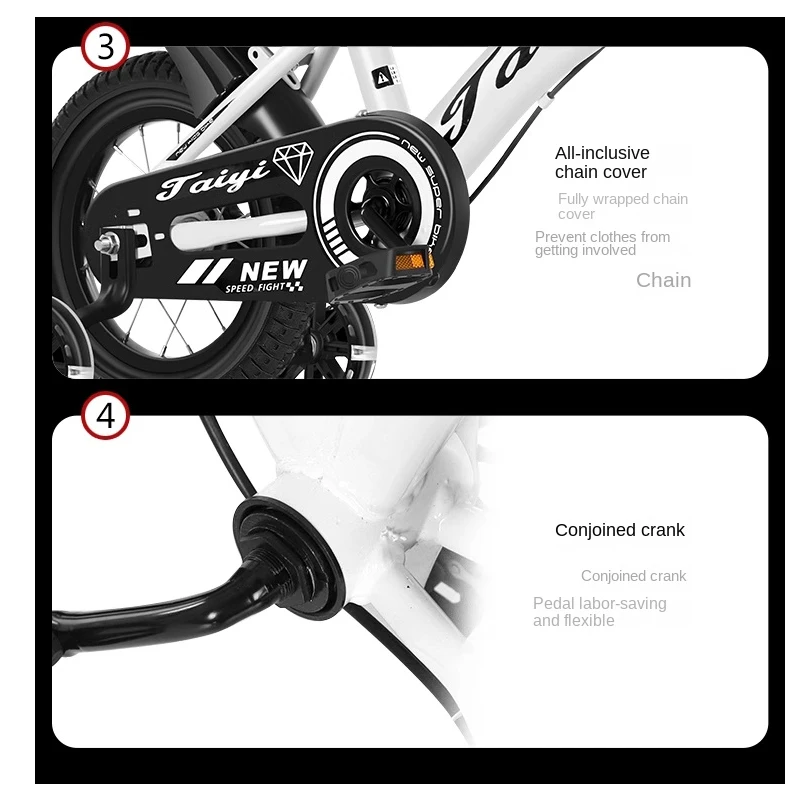 Детский велосипед для мальчиков и девочек 3-4-5-6-7-9 лет детский с педалью 12/14/16/18