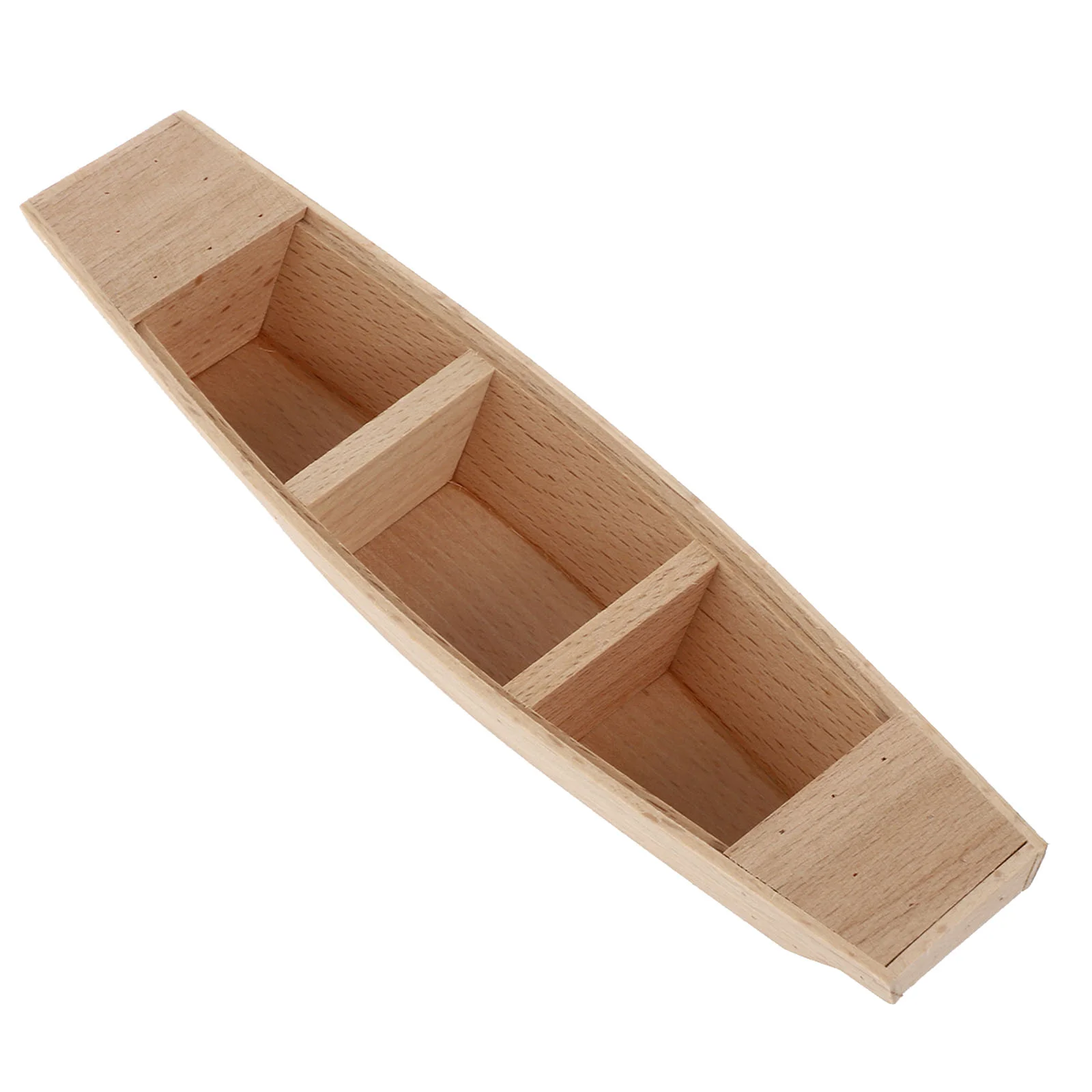 

Ship Model Simulation Wooden Boat Fishing Adornments Crafts Ornaments Mini Children Toys