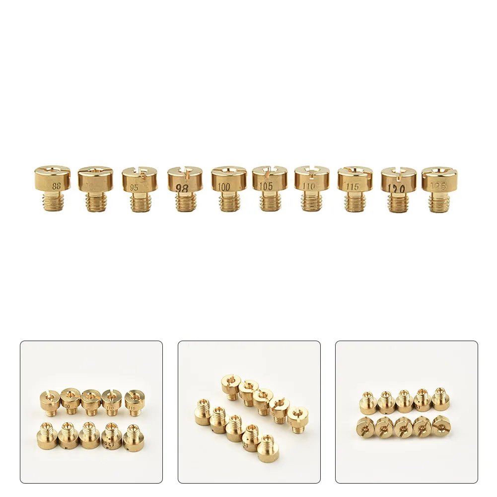 10 шт./компл. основные насадки m5x0, 75 мм для карбюратора Mikuni VM22/VM24/VM26/VM30 для мотоцикла, грязевого питбайка 125-200 куб. См аксессуары для двигателя мотоцикла