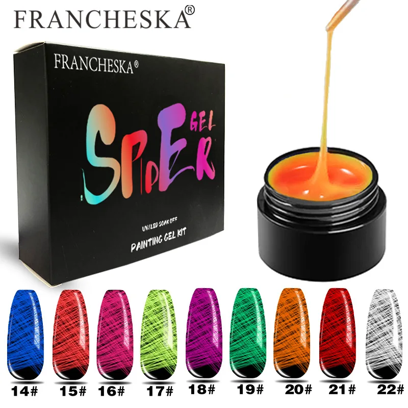 

Набор гель-лаков для ногтей, 6 цветов/набор