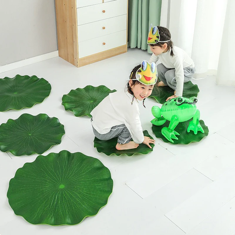 

Outside Play Sensory Training Tools Soft Lotus Leaf Pad Frog Jumping Foam Field Children's Props Kindergarten Sports Games Toys