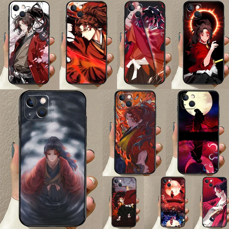 Yoriichi Tsugikuni Kimetsu No Yaiba чехол для iPhone 14 12 Pro Max 11 13 Pro Max X XR XS MAX 7 8 Plus SE 2020 12 Mini Coque