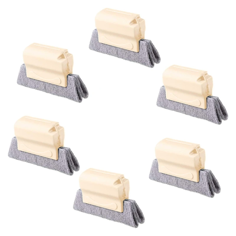 

6 шт., щётка для чистки оконных канавок