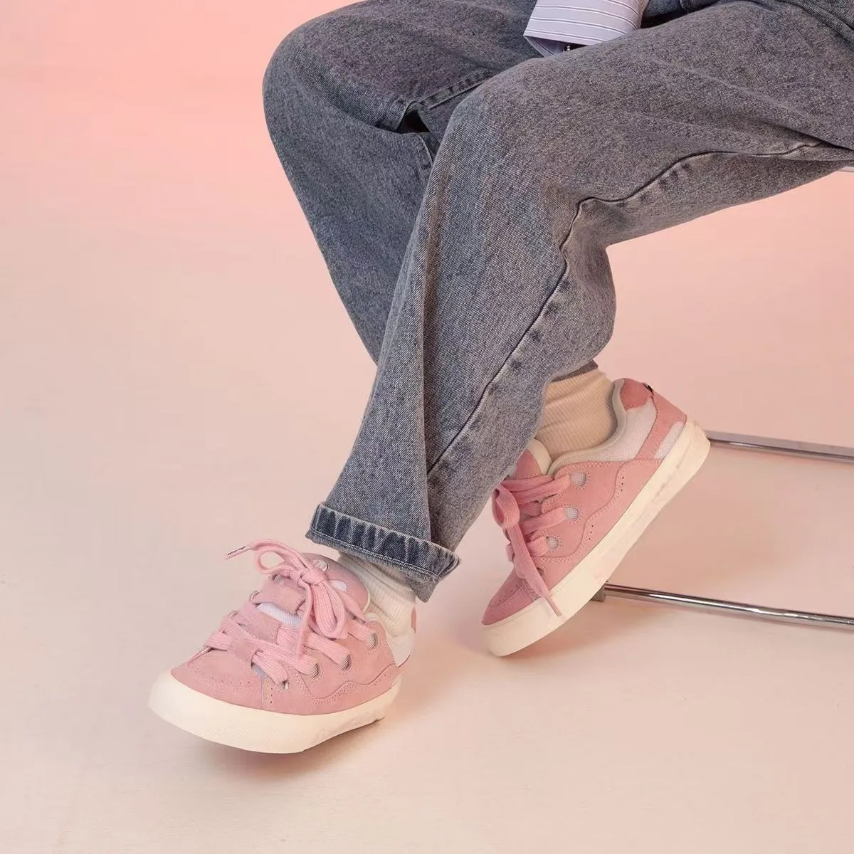 Женские кроссовки для скейтборда универсальные удобные с низким верхом