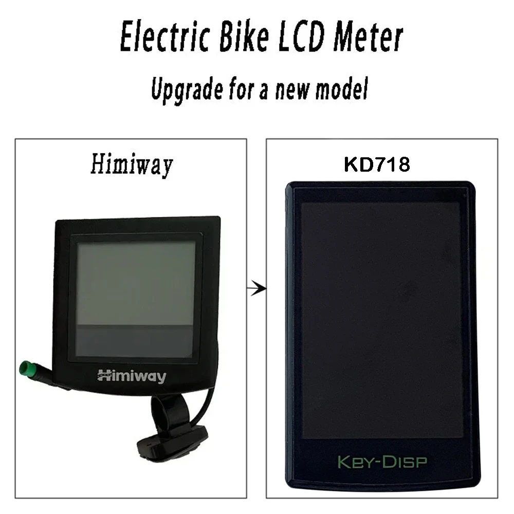 Цветной дисплей 48 В для электровелосипеда подключи и работай Himiway KD51C KD718
