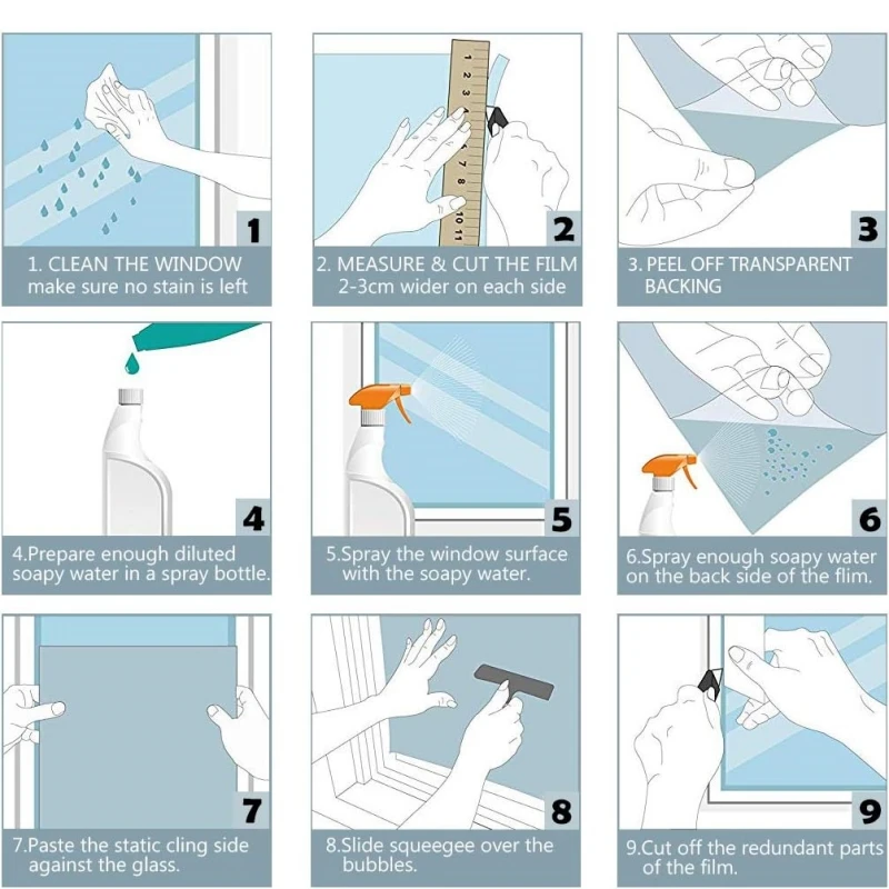 Черная Оконная Пленка Непрозрачная 100% Стекло Для Конфиденциальности
