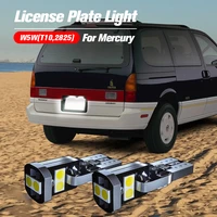 2pcs led license plate light w5w t10 168 lamp for mercury sable mariner montego grand marquis mountaineer marauder monterey
