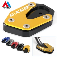 motorcycle cnc kickstand enlarger plate side stand extension pad for suzuki gsxs1000 gsx s gsxs 1000 f gsx s1000 f 2015 2016 new