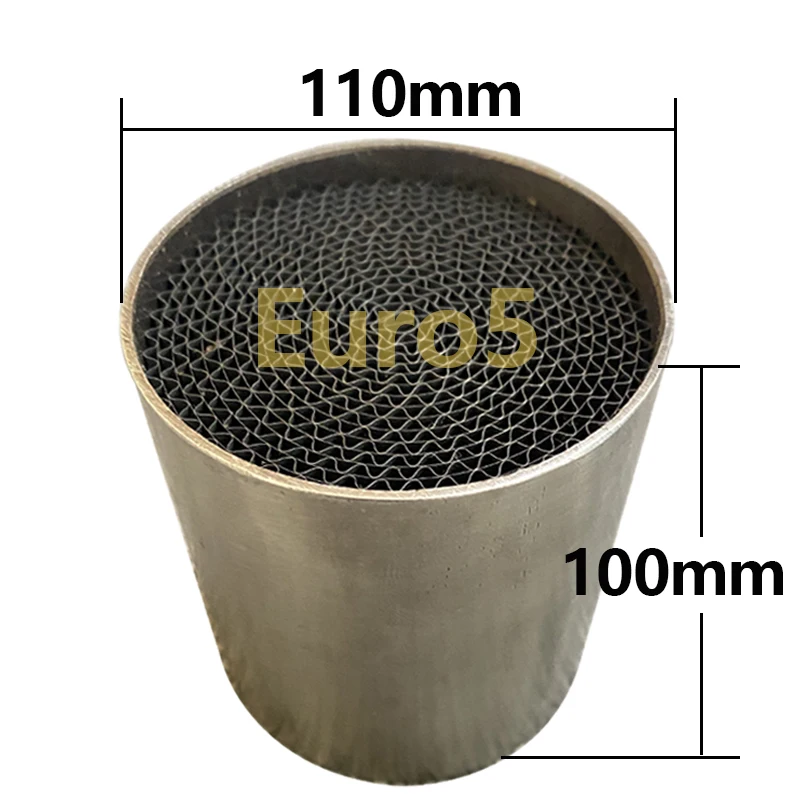 

400 cpsi Euro3 4 5 6 Бензиновые автомобили Автомобиль из нержавеющей стали 110*100 мм Выхлопной катализатор с металлическим покрытием для снижения выбросов